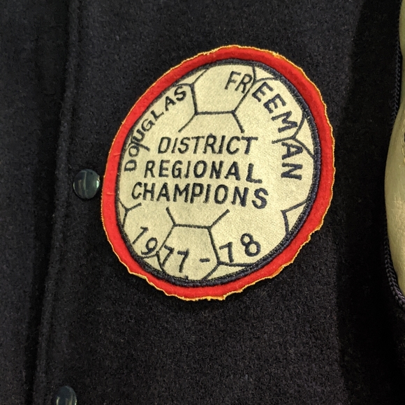 TRUE Vintage 70s Letterman Jacket!! Basketball Champs Size 36 (Men's Small) - Picture 5 of 8